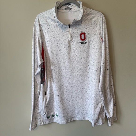 Bend Tops - New! Ohio State OSU Buckeyes Bend active 1/4 Zip Pullover Size XXL